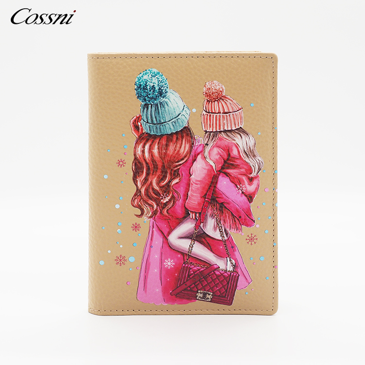 2021軟頂粒面真正卵石皮革護照(zhào)夾