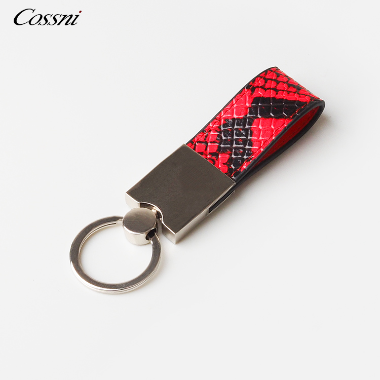 促銷禮品鑰匙圈OEM設計(jì)鑰匙扣手工(gōng)皮革鑰匙扣