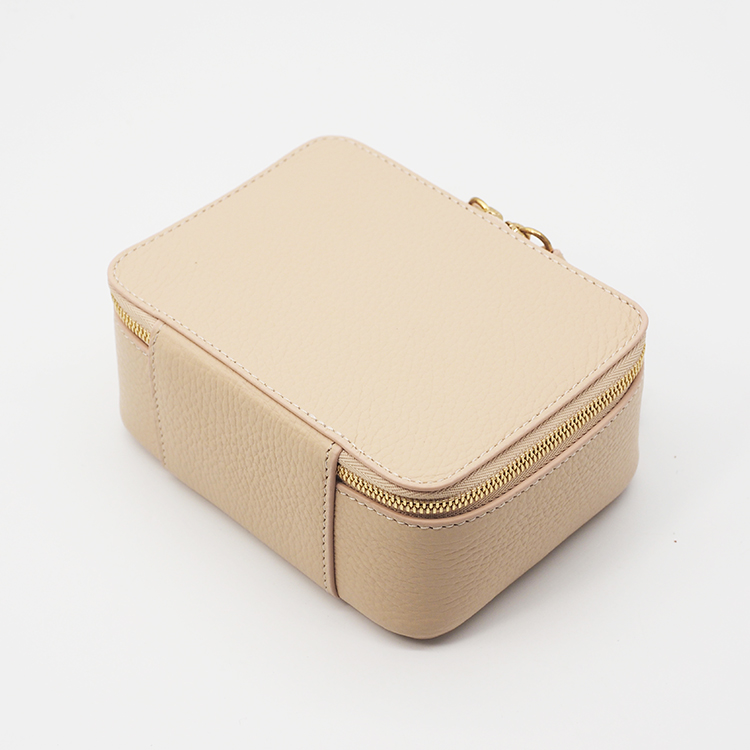 2021小(xiǎo)号拉鏈旅行(xíng)箱全粒面皮革首飾盒女(nǚ)士首飾盒