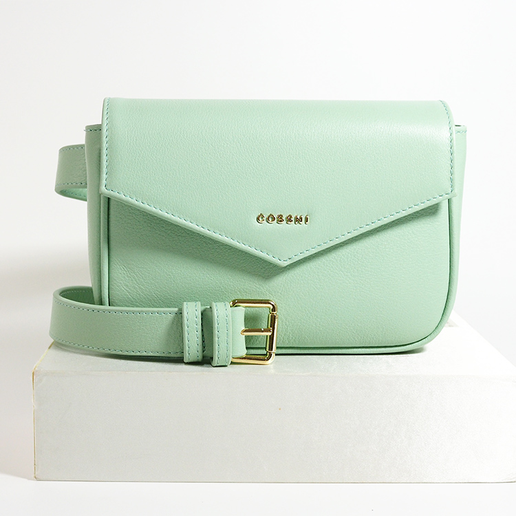 2021全粒面皮革女(nǚ)士腰帶手提包女(nǚ)士皮帶包