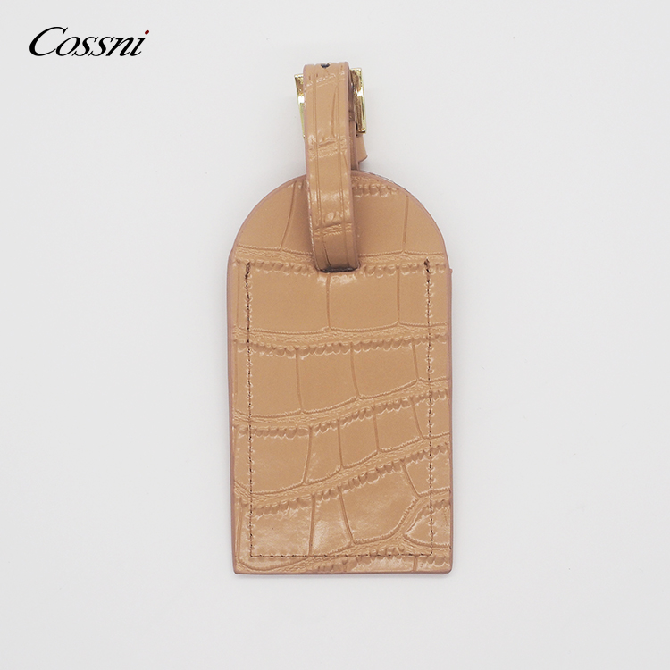 多(duō)彩奢華Saffiano真皮行(xíng)李牌