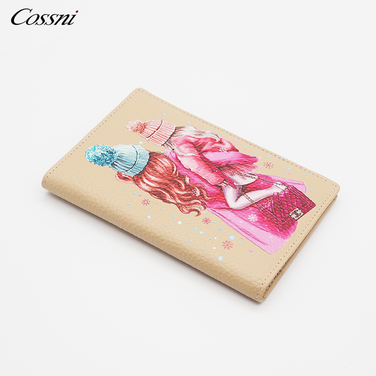 2021軟頂粒面真正卵石皮革護照(zhào)夾