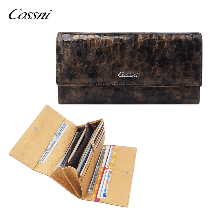 高(gāo)品質長(cháng)漆皮錢(qián)包