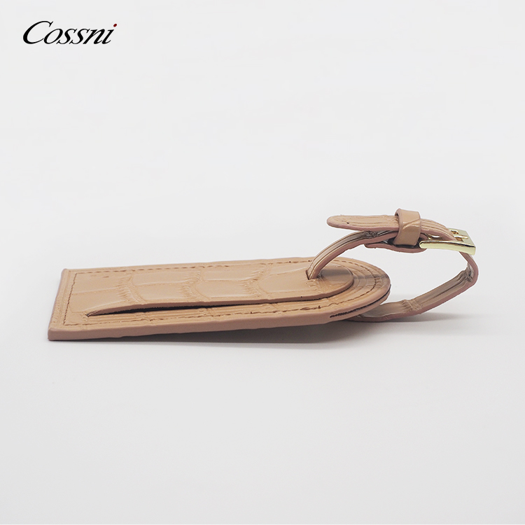 多(duō)彩奢華Saffiano真皮行(xíng)李牌