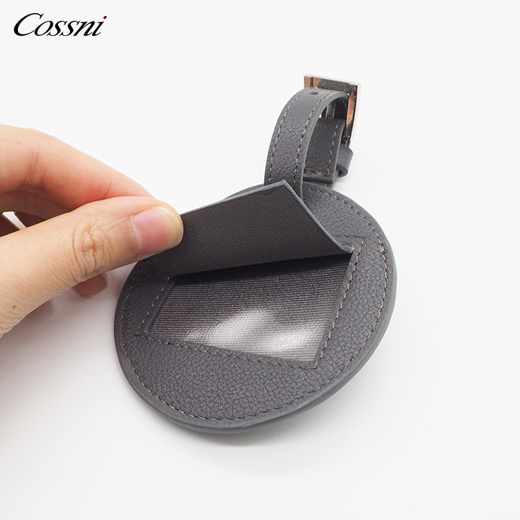 紫色Nappa皮革行(xíng)李牌禮物(wù)