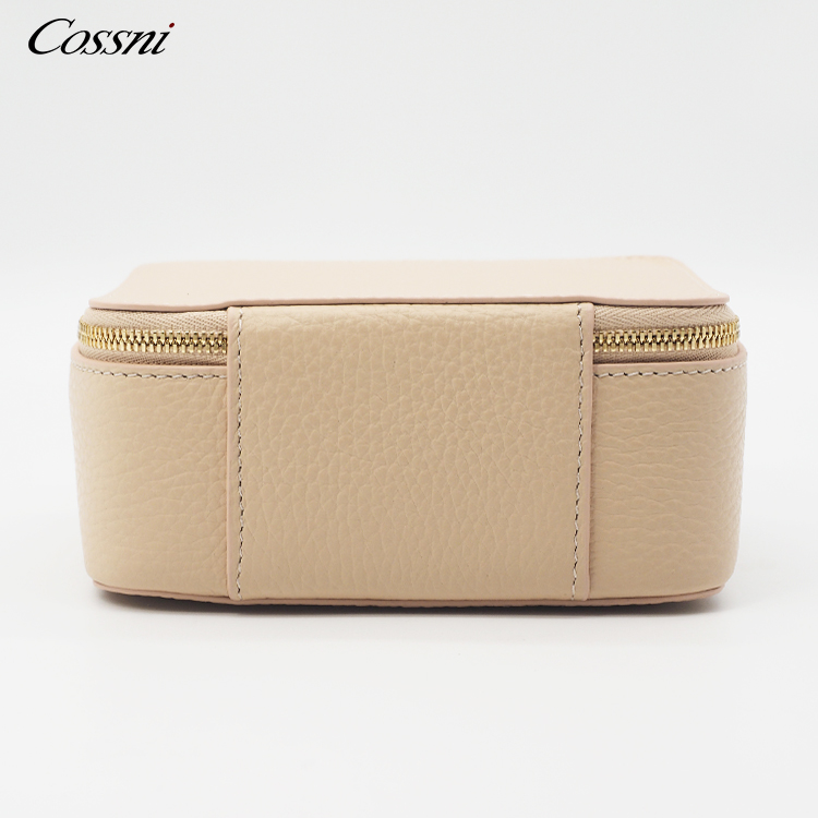 2021小(xiǎo)号拉鏈旅行(xíng)箱全粒面皮革首飾盒女(nǚ)士首飾盒