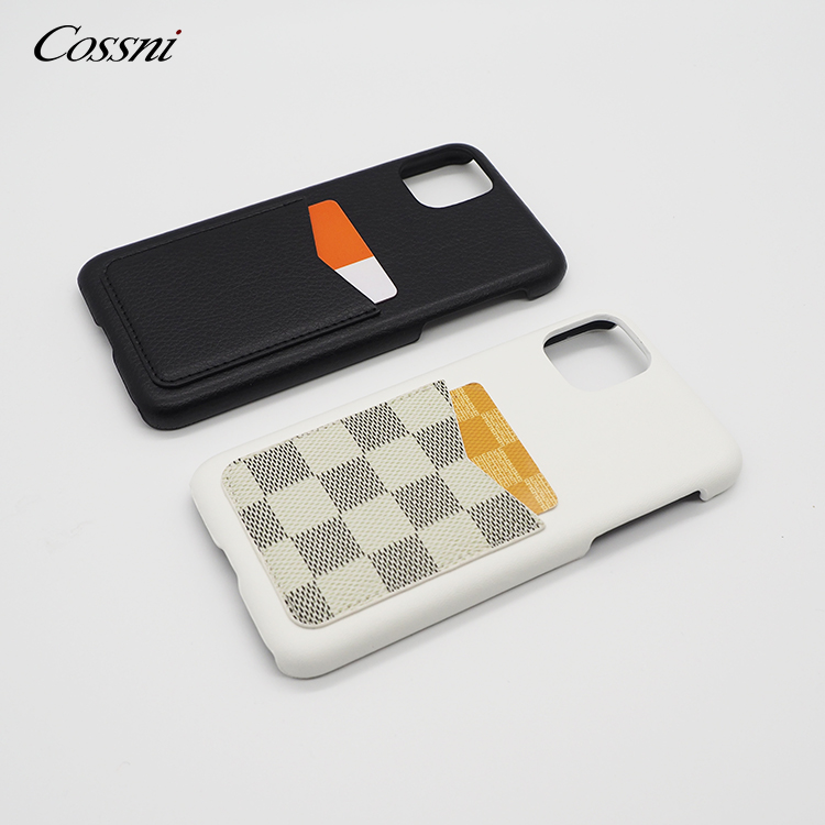 定制(zhì)真皮手機(jī)套，帶用(yòng)于Iphone se xs max 7 plus的(de)口袋卡槽