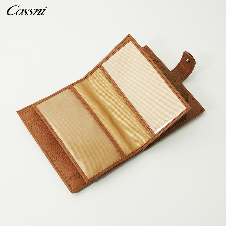 3折男(nán)士錢(qián)包Rfid錢(qián)包，帶硬币口袋，定制(zhì)短(duǎn)款設計(jì)，真皮修身(shēn)三折錢(qián)包