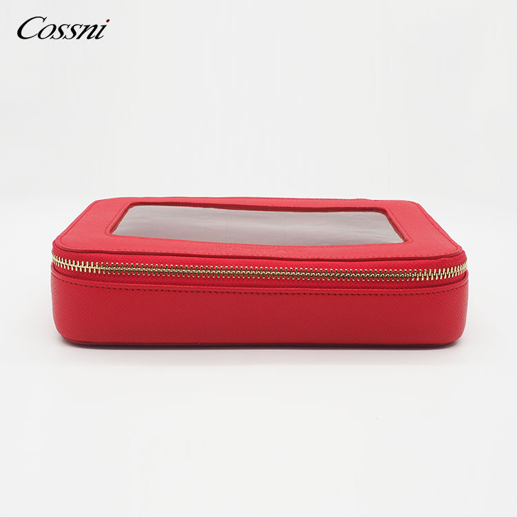 2021時(shí)尚透明(míng)化(huà)妝袋PU皮革筆(bǐ)刷TPU化(huà)妝袋