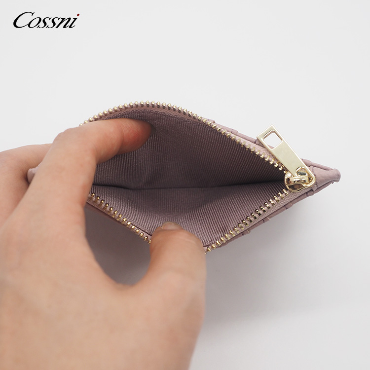 真皮拉鏈皮革卡夾零錢(qián)包