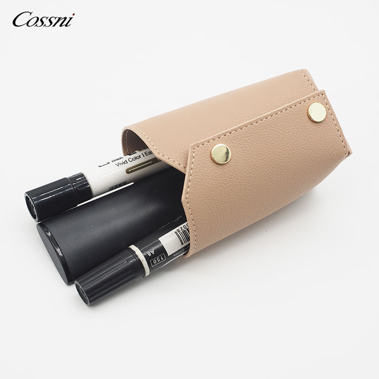 流行(xíng)設計(jì)真皮桌面鉛筆(bǐ)收納盒辦公文(wén)具收納筆(bǐ)筒