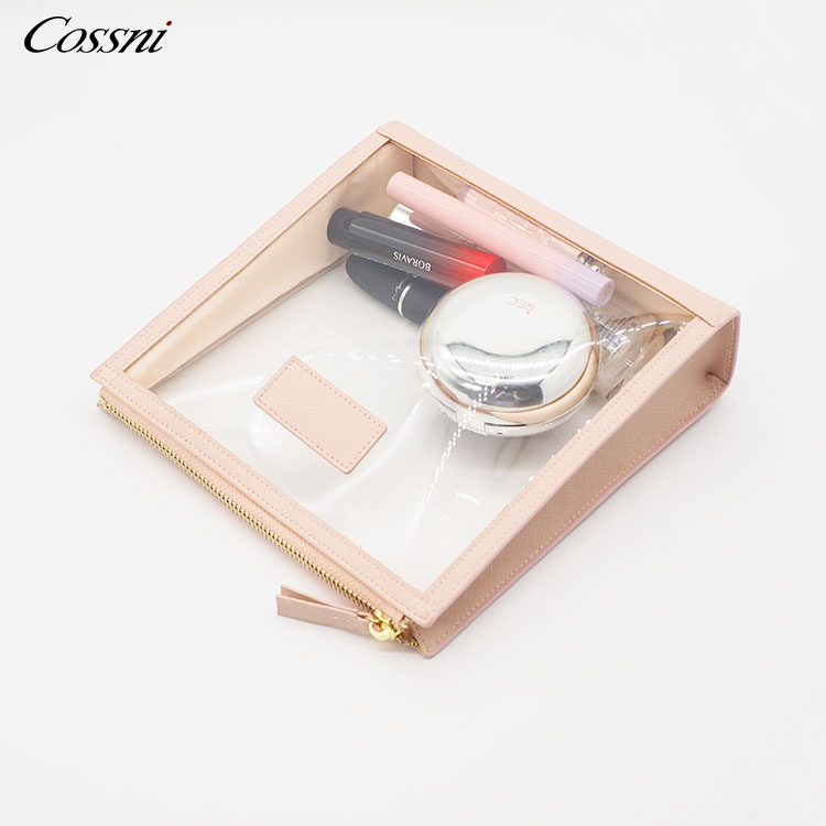 真皮洗漱化(huà)妝包化(huà)妝品旅行(xíng)透明(míng)化(huà)妝包