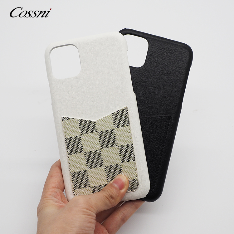 定制(zhì)真皮手機(jī)套，帶用(yòng)于Iphone se xs max 7 plus的(de)口袋卡槽