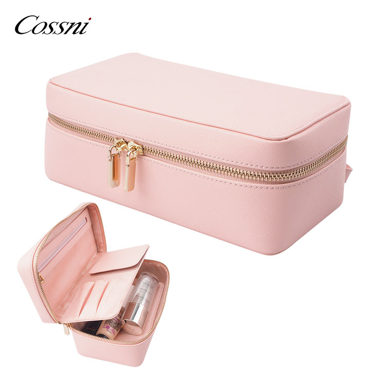 正品saffiano皮革時(shí)尚定制(zhì)女(nǚ)式皮革時(shí)尚旅行(xíng)化(huà)妝化(huà)妝包化(huà)妝有(yǒu)組織