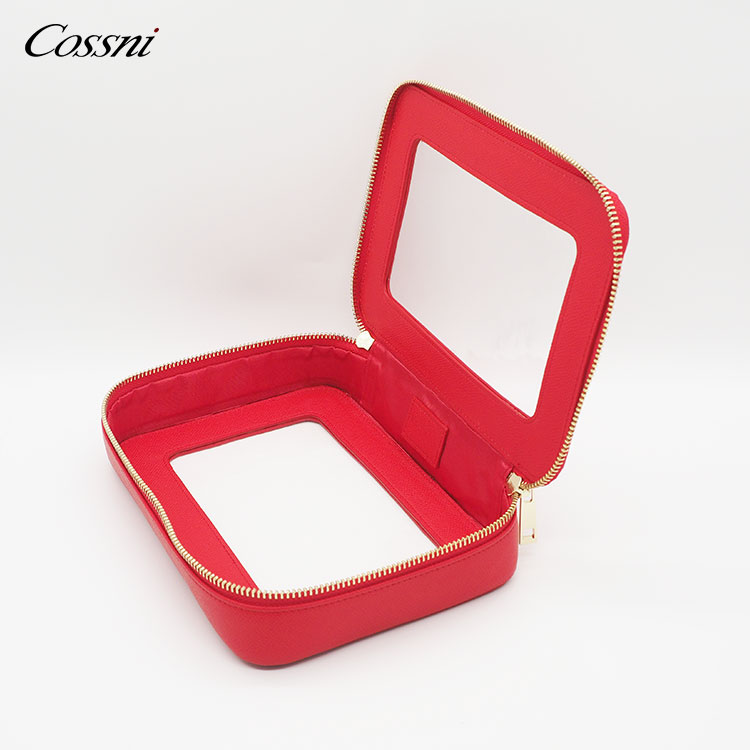 2021時(shí)尚透明(míng)化(huà)妝袋PU皮革筆(bǐ)刷TPU化(huà)妝袋