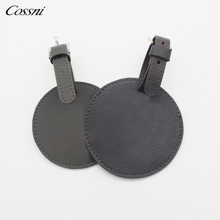 紫色Nappa皮革行(xíng)李牌禮物(wù)