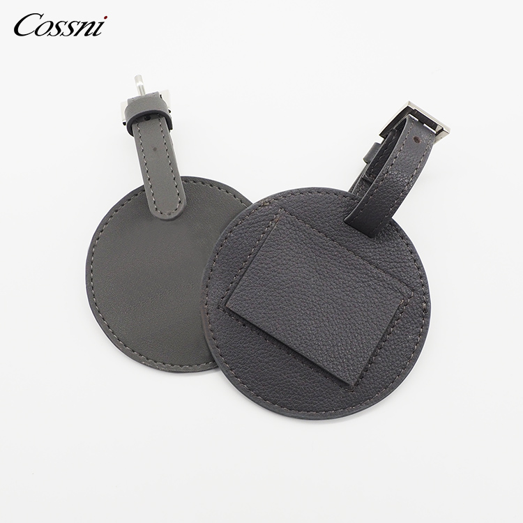 紫色Nappa皮革行(xíng)李牌禮物(wù)