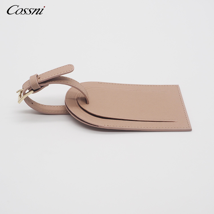 定制(zhì)旅行(xíng)Saffiano皮革行(xíng)李牌個(gè)性化(huà)促銷标簽