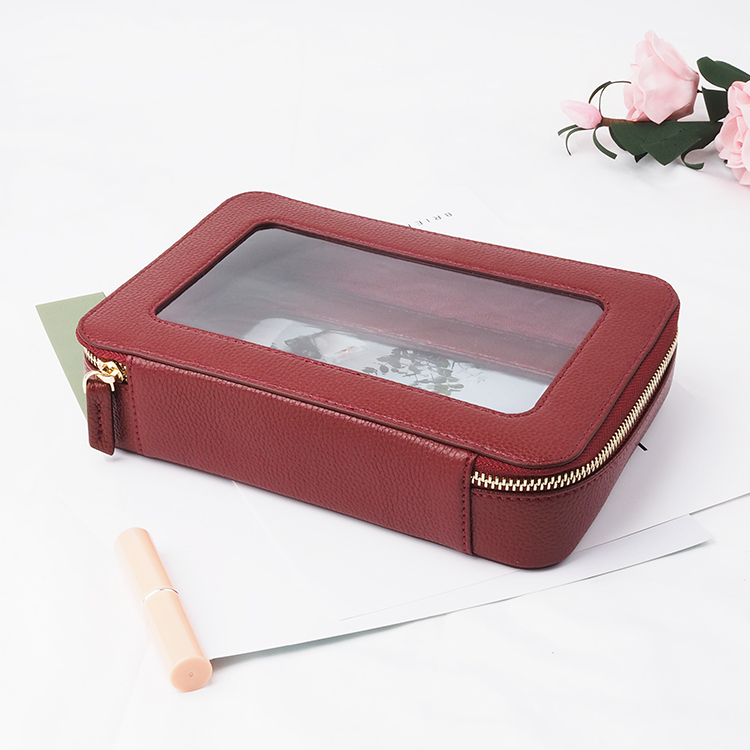 旅行(xíng)袋卵石皮革女(nǚ)士化(huà)妝包