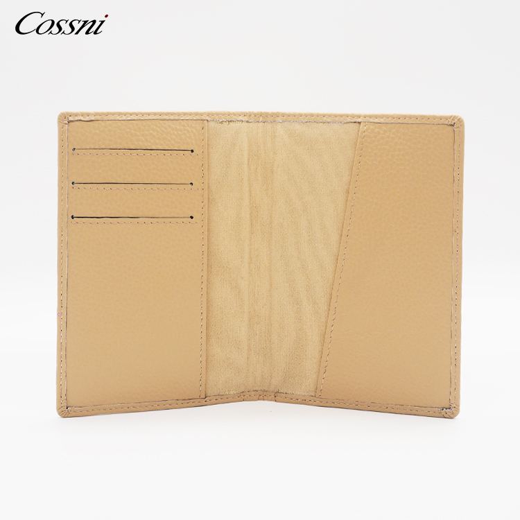 2021軟頂粒面真正卵石皮革護照(zhào)夾