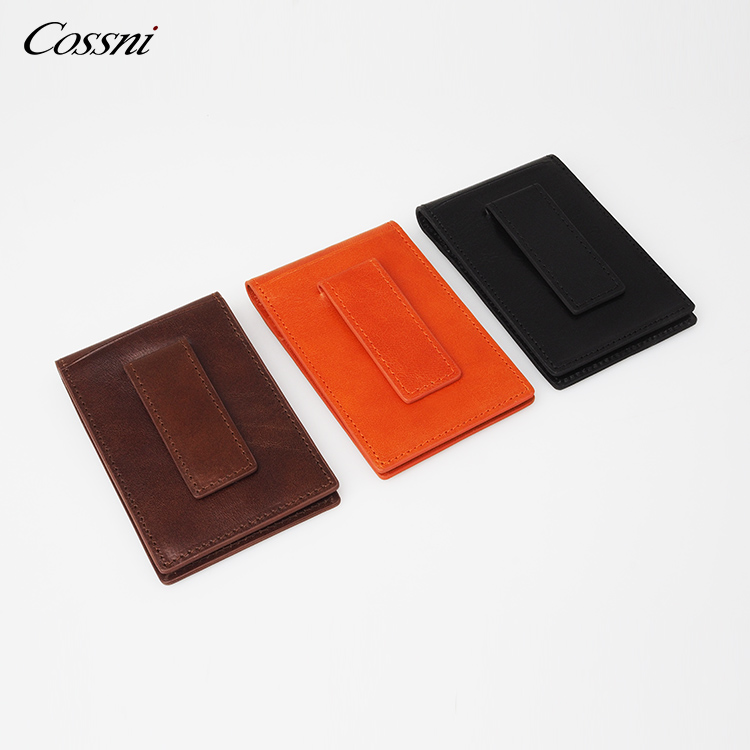 2021年(nián)新款Bifold Slim意大(dà)利皮革錢(qián)包男(nán)士植鞣皮革錢(qián)包