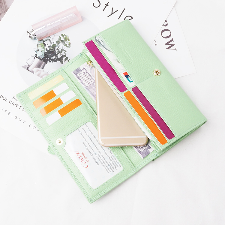 專利皮革長(cháng)款錢(qián)包