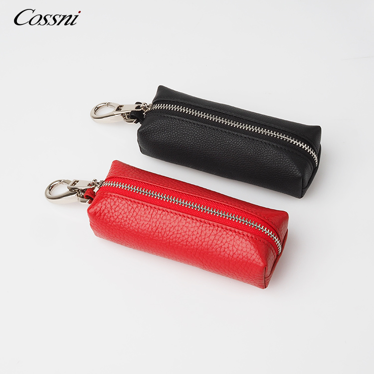 批發真皮優質鑰匙扣持有(yǒu)人(rén)汽車(chē)鑰匙包硬币袋手提包