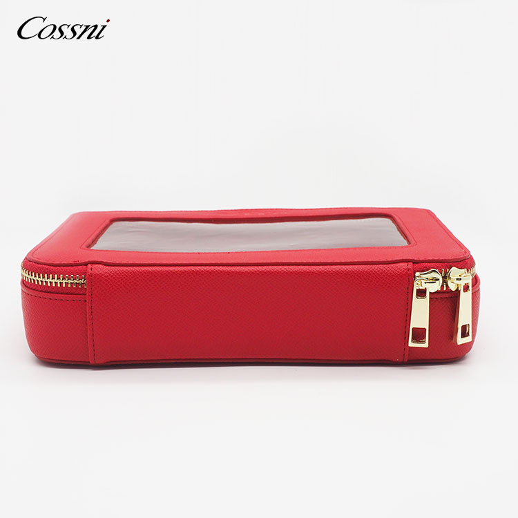 2021時(shí)尚透明(míng)化(huà)妝袋PU皮革筆(bǐ)刷TPU化(huà)妝袋