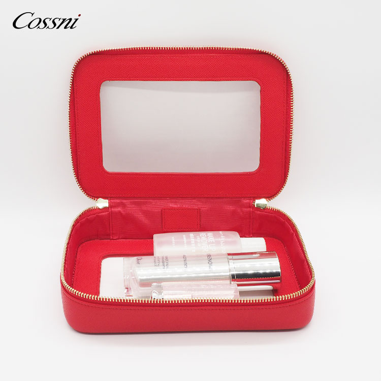 2021時(shí)尚透明(míng)化(huà)妝袋PU皮革筆(bǐ)刷TPU化(huà)妝袋